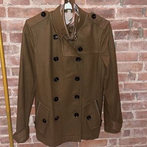 Burberry Brown Double-Breasted Jacket